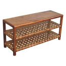 Regency Woven Chestnut 2 slot Shoe Rack Artisan