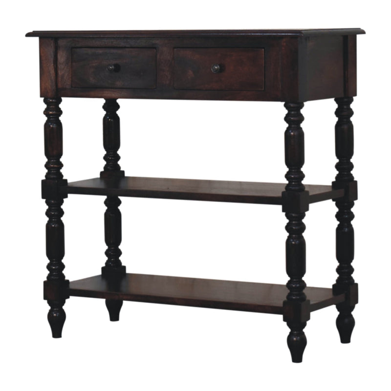 Turned legs Cherry Side Table Artisan