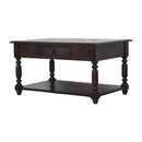 Turned Legs Cherry Console Table Artisan