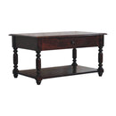 Turned Legs Cherry Console Table Artisan