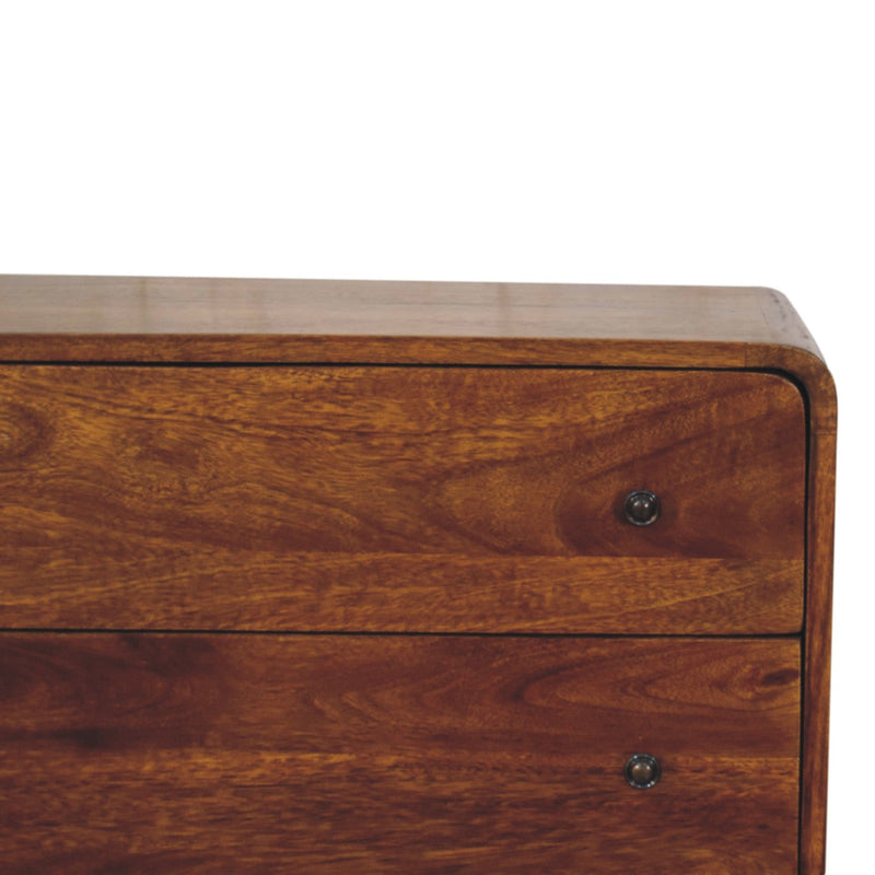Curved Nordic Charm Cabinet Artisan