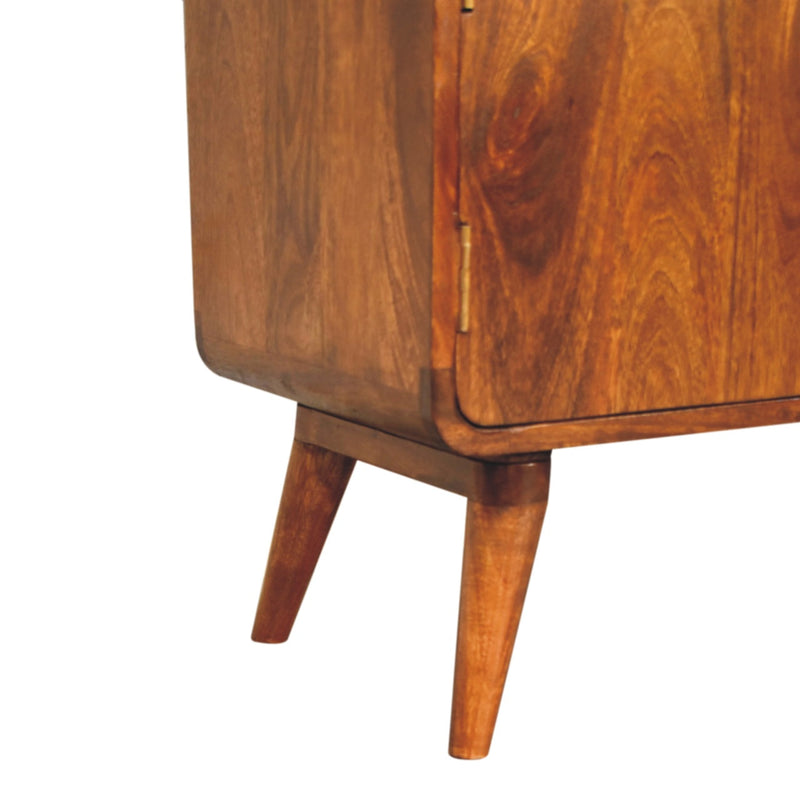Curved Nordic Charm Cabinet Artisan
