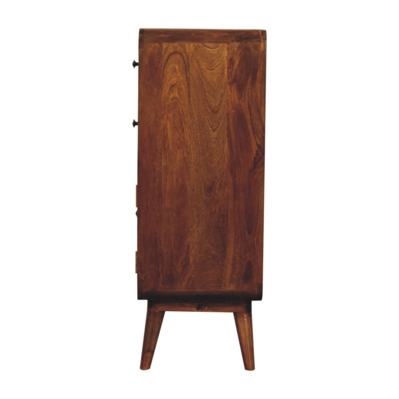 Curved Nordic Charm Cabinet Artisan