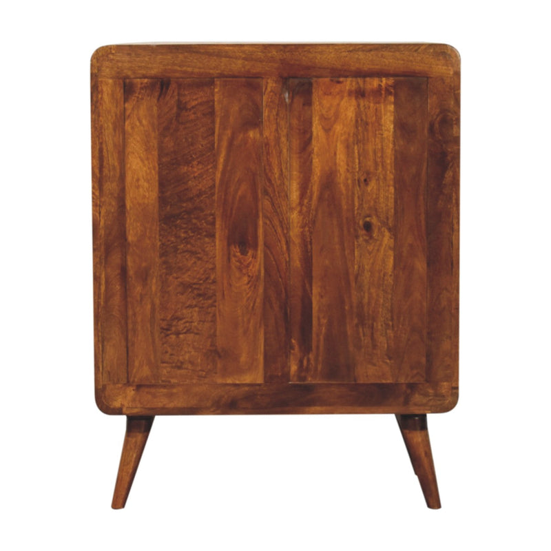 Curved Nordic Charm Cabinet Artisan