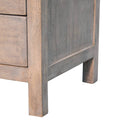 Acid Wash 2 Drawer Open Bedside Nightstand Artisan