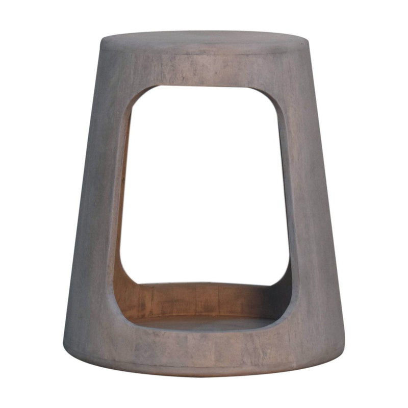 Acid Wash Open Side Table Artisan