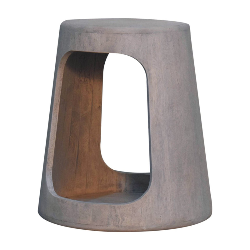 Acid Wash Open Side Table Artisan
