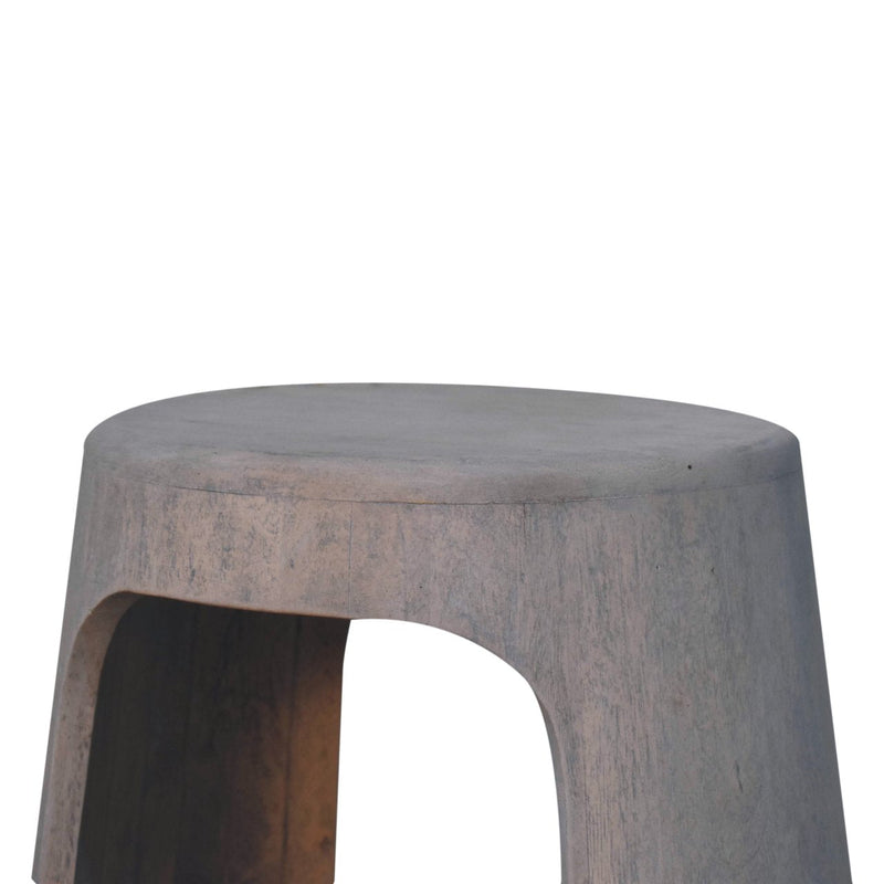 Acid Wash Open Side Table Artisan