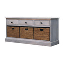 Acid Wash Basket Storage Cabinet Artisan