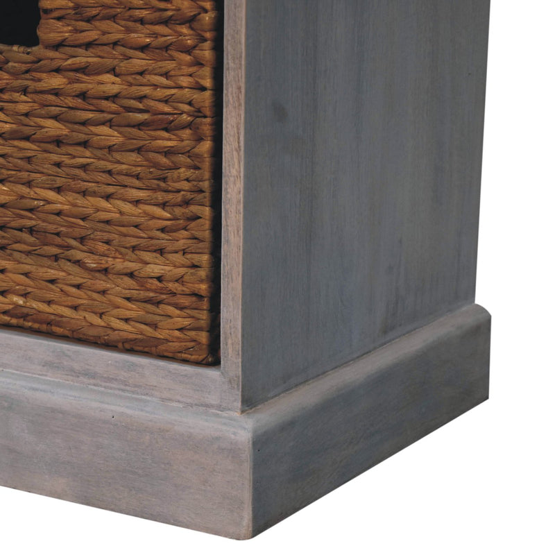 Acid Wash Basket Storage Cabinet Artisan