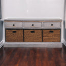 Acid Wash Basket Storage Cabinet Artisan
