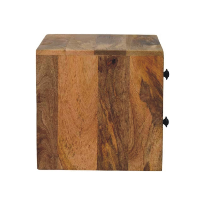 Solis 2-Drawer Oak-ish Wall Mounted Nightstand Artisan