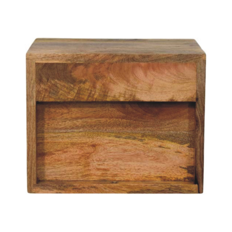 Solis 2-Drawer Oak-ish Wall Mounted Nightstand Artisan