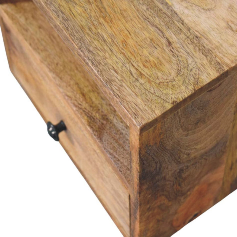 Solis 1-Drawer Oak-ish Wall Mounted Nightstand Artisan
