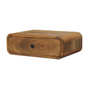 Avora Wall-Mounted Oak-ish 1 Drawer Nightstand Artisan