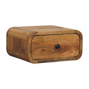 Avora Mini Wall-Mounted Oak-ish 1 Drawer Nightstand Artisan