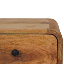 Avora Mini Wall-Mounted Oak-ish 1 Drawer Nightstand Artisan