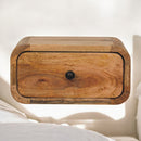 Avora Mini Wall-Mounted Oak-ish 1 Drawer Nightstand Artisan