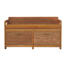Oxford Oak-ish 2 Drawer Storage Bench Artisan