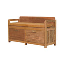 Oxford Oak-ish 2 Drawer Storage Bench Artisan