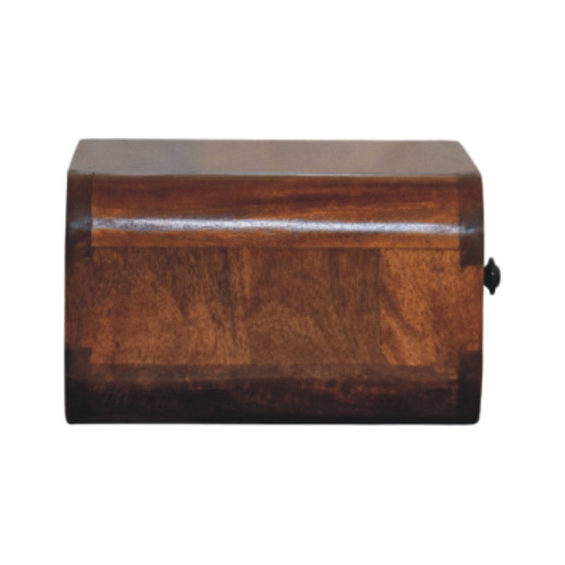 Avora Mini Wall-Mounted Chestnut 1 Drawer Nightstand Artisan