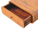 Avora Wall-Mounted Chestnut 1 Drawer Nightstand Artisan