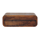 Avora Wall-Mounted Chestnut 1 Drawer Nightstand Artisan