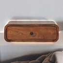 Avora Wall-Mounted Chestnut 1 Drawer Nightstand Artisan