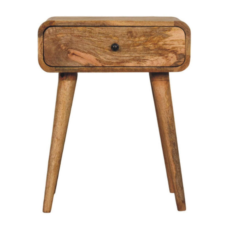 Avora Oak-ish Nightstand with 1 drawer Artisan