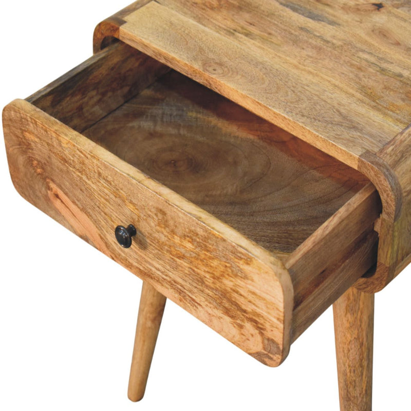 Avora Oak-ish Nightstand with 1 drawer Artisan