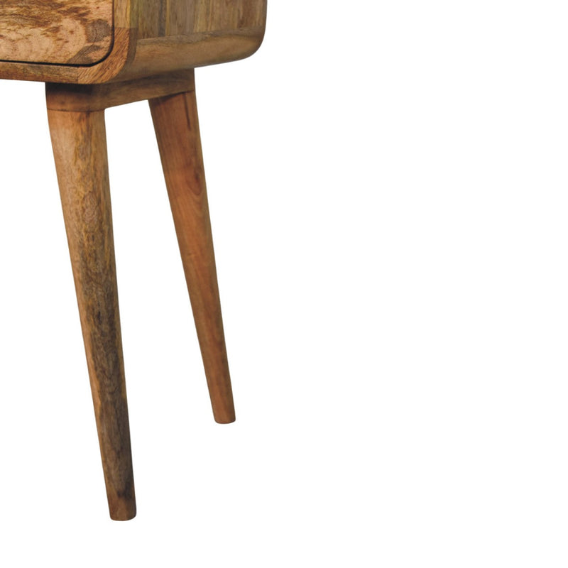 Avora Oak-ish Nightstand with 1 drawer Artisan