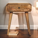 Avora Oak-ish Nightstand with 1 drawer Artisan