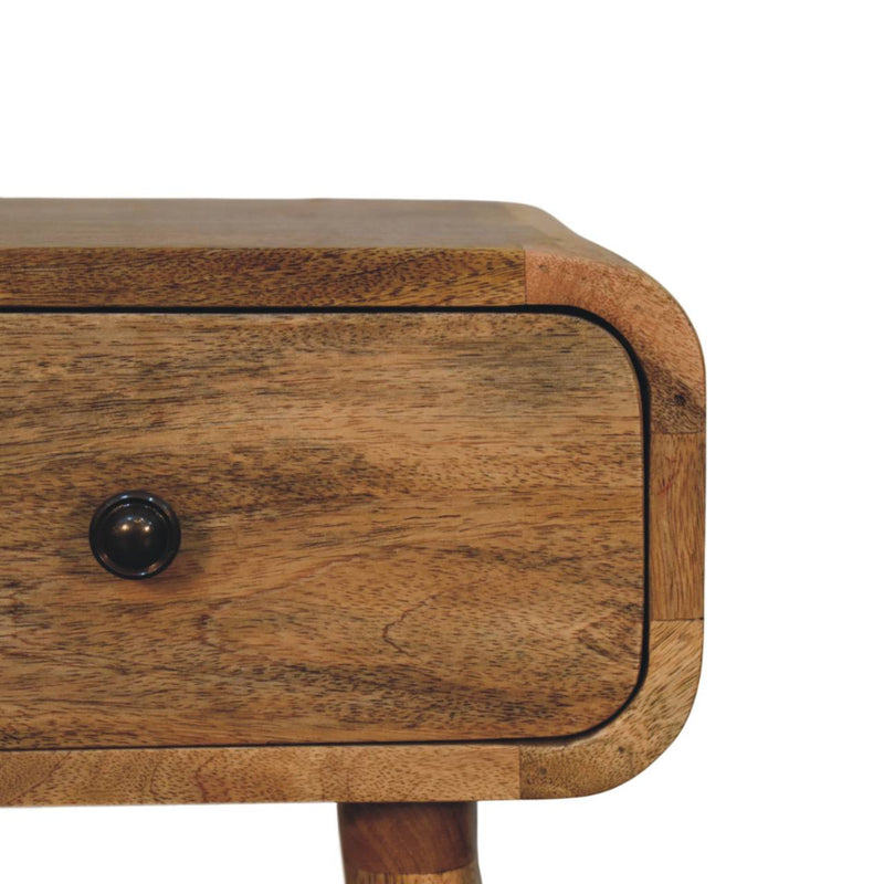 Avora Mini Oak-ish Nightstand with 1 drawer Artisan