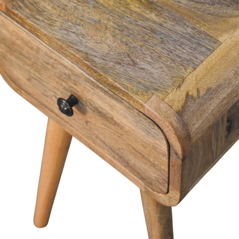 Avora Mini Oak-ish Nightstand with 1 drawer Artisan