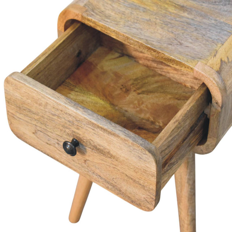 Avora Mini Oak-ish Nightstand with 1 drawer Artisan