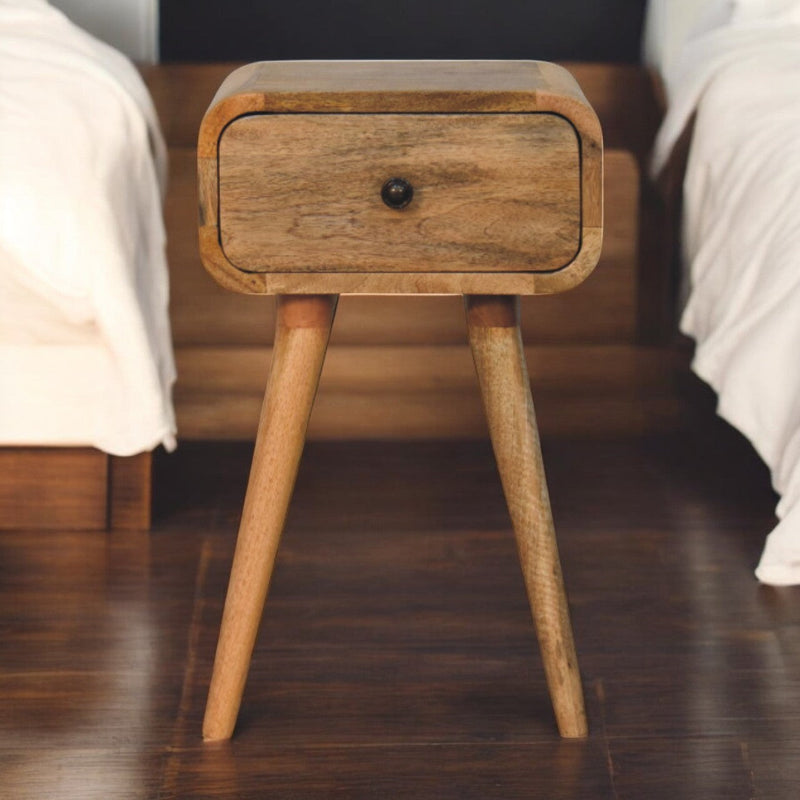 Avora Mini Oak-ish Nightstand with 1 drawer Artisan