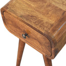 Avora Mini Chestnut Nightstand with 1 drawer Artisan