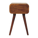 Avora Mini Chestnut Nightstand with 1 drawer Artisan
