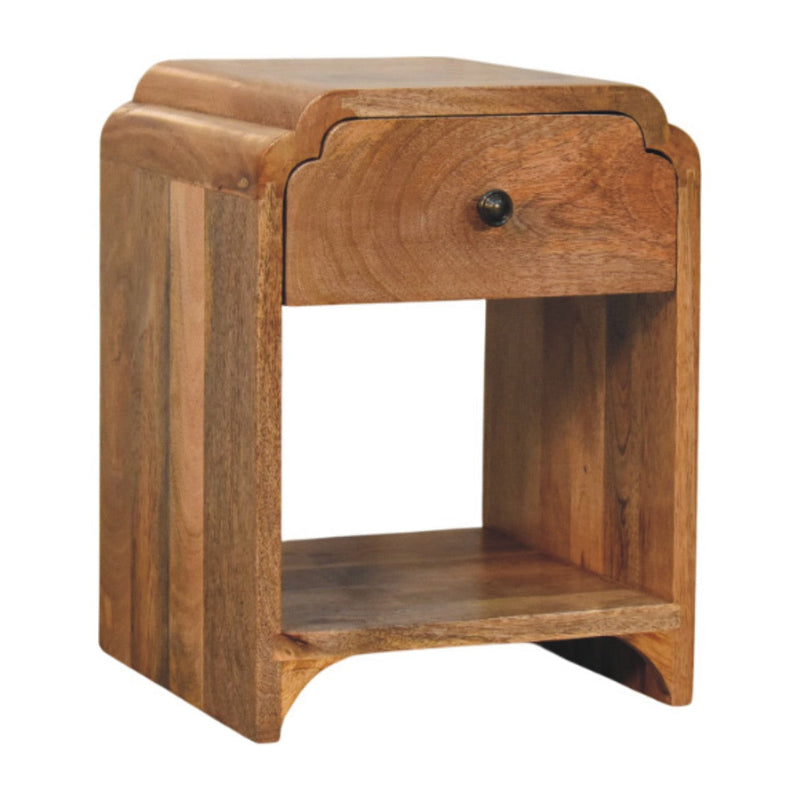 Avora Mini Chestnut Nightstand with 1 drawer Artisan
