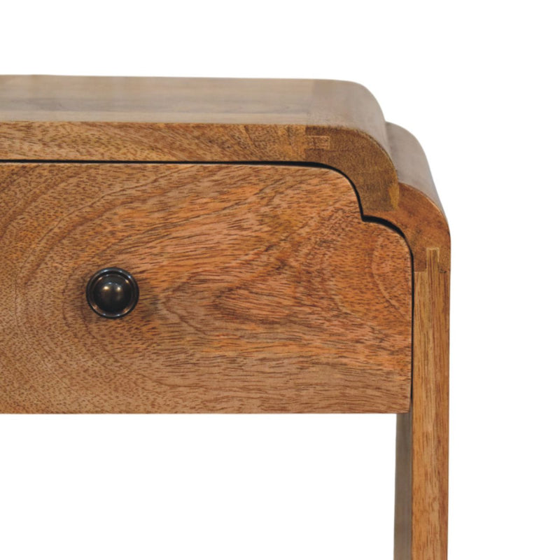 Avora Mini Chestnut Nightstand with 1 drawer Artisan