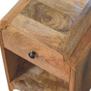 Avora Mini Chestnut Nightstand with 1 drawer Artisan