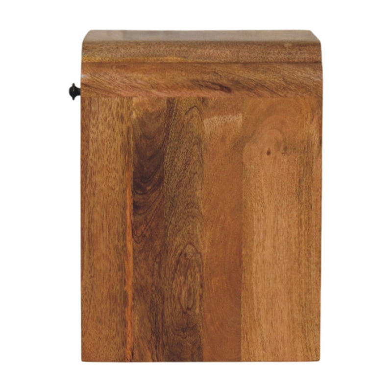 Avora Mini Chestnut Nightstand with 1 drawer Artisan
