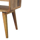 Avora Oak-ish Nightstand with Drawer and open slot Artisan