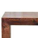 Solis Open California Walnut Side Table Artisan