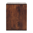 Solis Open California Walnut Side Table Artisan