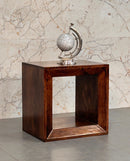 Solis Open California Walnut Side Table Artisan