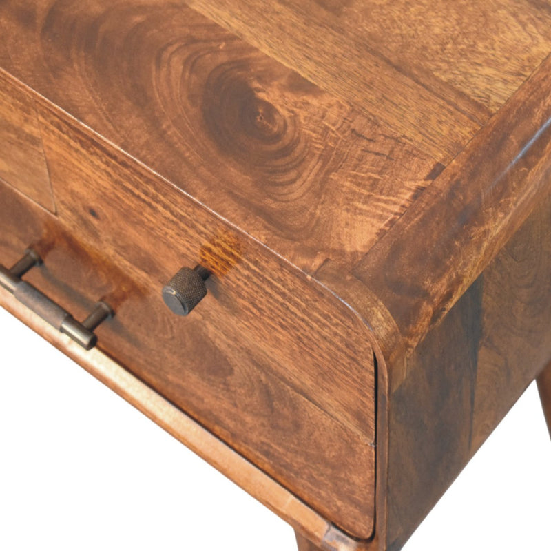 Avora 3-Drawer Chestnut Nightstand Artisan