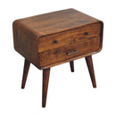 Avora 3-Drawer Chestnut Nightstand Artisan