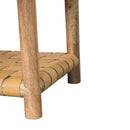 Regency Woven Oak-ish Nightstand with Drawer Artisan