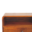 Avora Wall-Mounted Chestnut Nightstand Artisan